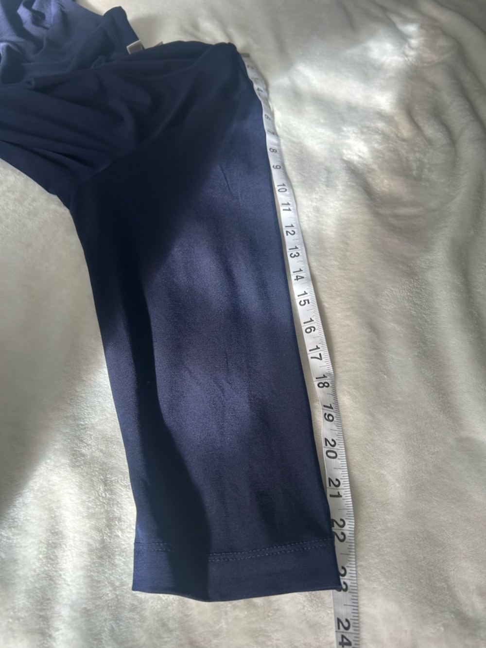 Boston Proper Deep Navy 3/4 Sleeve Maxi Dress - Picture 5 of 7